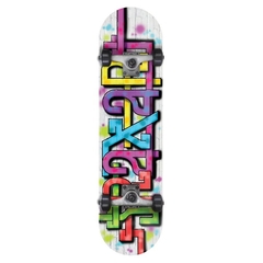 SKATE TRAXART INTERMEDIÁRIO TRAXART WALL DESIGN COLORIDO DX-039