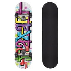 SKATE TRAXART INTERMEDIÁRIO TRAXART WALL DESIGN COLORIDO DX-039 - comprar online