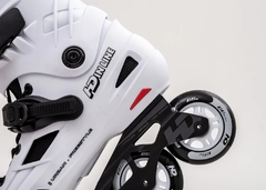 Patins Hd inline New Skull / Branco 80mm - loja online