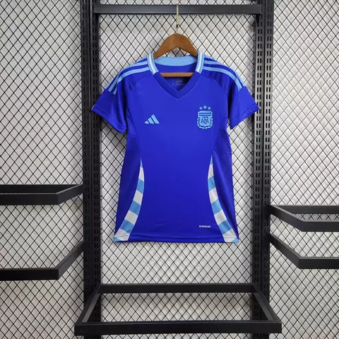 blusa-camiseta-camisa-argentina-away-2-ii-24-25-feminina-copa-america-azul