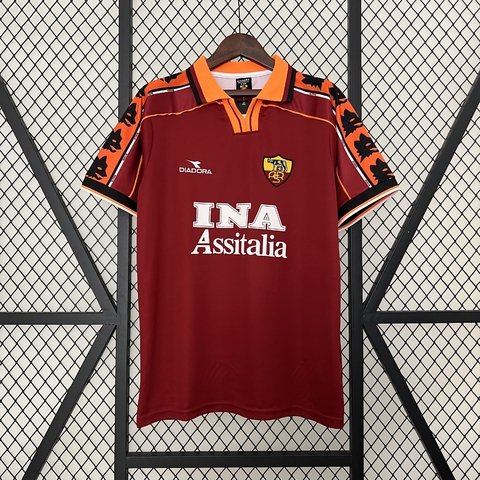 blusa-camiseta-camisa-roma-home-1-i-retro-98-99-vinho-laranja-diadora-gola-polo-ina-assialla-raposa