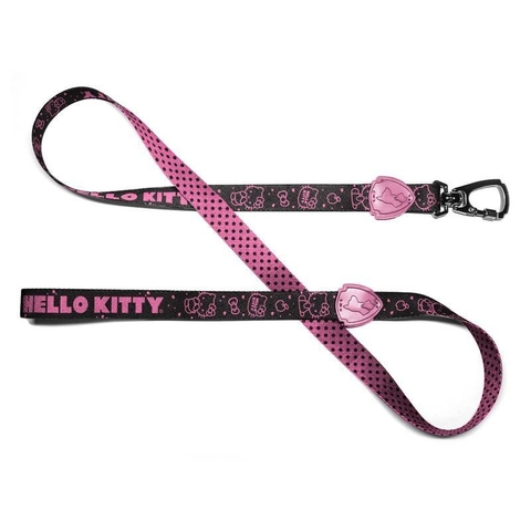 Guia para Cães 1,2m Hello Kitty Black FreeFaro