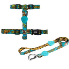 Kit Peitoral H Scooby Doo Ajustável para Cães FreeFaro - Bella Colmeia