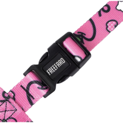 Kit Peitoral H Hello Kitty Ajustável para Cães FreeFaro - Bella Colmeia
