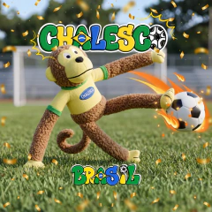 Brinquedo para Pets Macaco do Brasil de Pelúcia Plushtoys Chalesco - comprar online