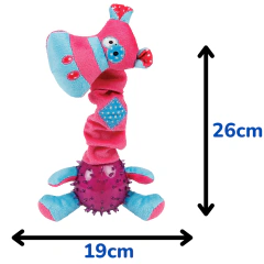 Brinquedo para Pets Soft e Vinil Girafa Girapets Chalesco - comprar online
