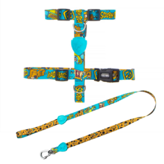 Kit Peitoral H Scooby Doo Ajustável para Cães FreeFaro