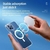 Iphone Capa Magnética Magsafe Transparente Para Carregador de Indução (Sem Fio) iPhone 7 8 11 X XR 12 13 14 - loja online