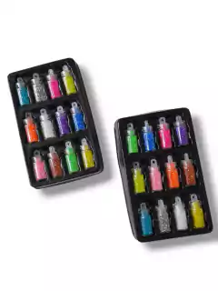 Fraquitos mini de glitter x12 (233456)