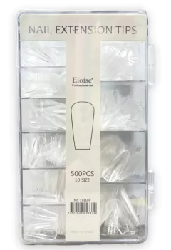 Tips soft gel Coffin regular ELOISE 7334