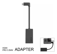 GOPRO CABLE ADAPTADOR MICRÓFONO HERO 8/9/10/11 BLACK 3.5MM - ACCESORIO OFICIAL en internet