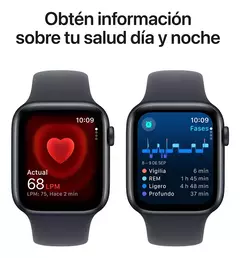 APPLE WATCH SE GPS (2ND GEN) • CAJA DE ALUMINIO MEDIANOCHE DE 44 MM • CORREA LOOP DEPORTIVA MEDIANOCHE M/L - tienda online
