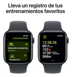 Imagen de APPLE WATCH SE GPS (2ND GEN) • CAJA DE ALUMINIO MEDIANOCHE DE 44 MM • CORREA LOOP DEPORTIVA MEDIANOCHE M/L