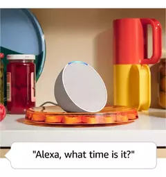 Imagen de AMAZON ECHO POP CON ASISTENTE ALEXA LAVENDER BLOOM LAVANDER