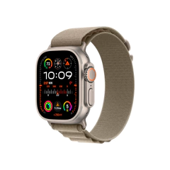 APPLEWATCH ULTRA 2 49MM TITANIUM OLIVE ALPINE LOOP M