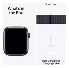 APPLE WATCH SE 2GEN 40MM MIDNIGHT LOOP NYLON DEPORTIVA NEGRO - Flux Solutions
