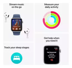 APPLE WATCH SE 2GEN 40MM MIDNIGHT LOOP NYLON DEPORTIVA NEGRO