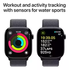 APPLE WATCH SERIES 10 42MM JET BLACK AL INK ONE SIZE GPS - Flux Solutions
