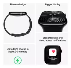 APPLE WATCH SERIES 10 GPS 46MM CAJA ALUMINIO ROSE GOLD M/L - comprar online