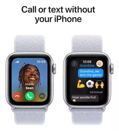 APPLE WATCH SE 2DA GEN 40MM SILVER AL BLUE CLOUD A2722 - tienda online