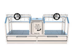 Parrilha Profissioanl Premium (Bancada) - Hot Box Churrasqueiras - comprar online