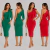 Vestido Midi Luxo Laço Removível Nula Manga Recorte Na Cintura Feminino Tecido Montaria