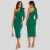 Vestido Midi Luxo Laço Removível Nula Manga Recorte Na Cintura Feminino Tecido Montaria - loja online