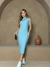 Vestido Longuete em Algodão com Bolsos e Fenda – Look Casual e Confortável na internet