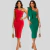 Vestido Midi Luxo Laço Removível Nula Manga Recorte Na Cintura Feminino Tecido Montaria - comprar online