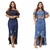 Saia Jeans Longa Desfiada