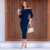 Imagem do Vestido Super Midi Feminino Ombro a Ombro com Mangas Longas - Elegante e Confortável