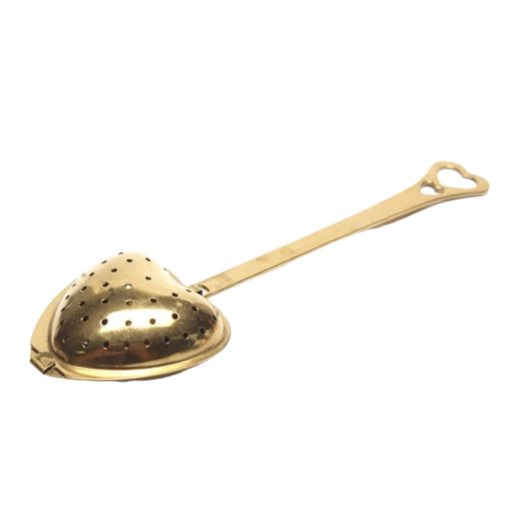 Infusor de Chá Dourado