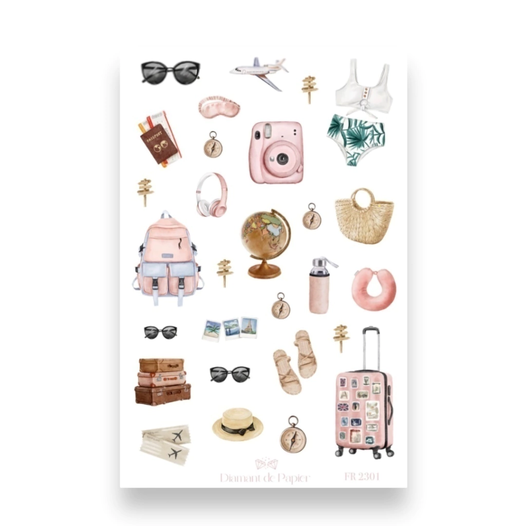 Adesivos decorativos Férias - FR2301