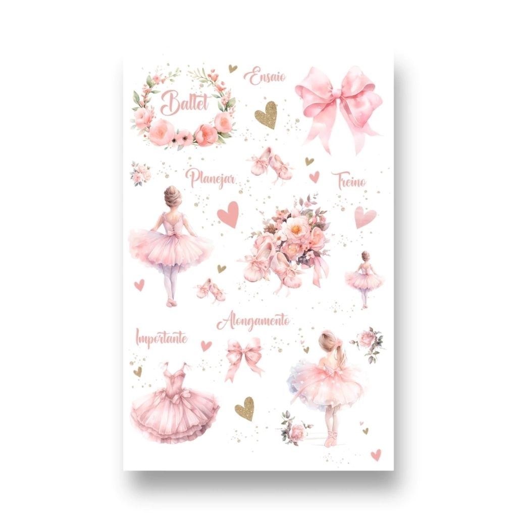 Adesivos decorativos Ballet