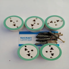 Kit 5 Tomada Externa Red Verde Br Mod Antigo Rr2012 RACRAFI - comprar online