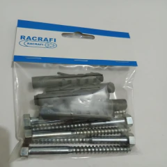 Kit 8 Parafuso Sextavado 3/16x50mm C/Bucha 8 Rr2006 Racrafi - loja online