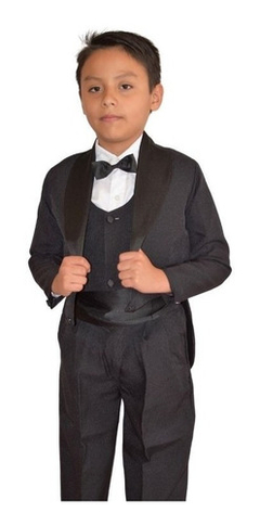 Traje Frac Pingüino Blanco O Negro Bautizo Comunión Boda - comprar en línea