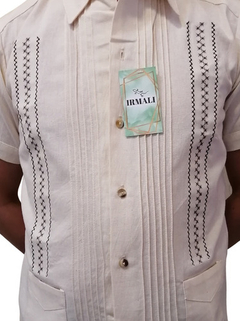 Guayabera Para Niño Manga Corta De Manta - Creaciones Diana