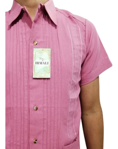 Guayabera Para Niño Manga Corta De Manta - Creaciones Diana