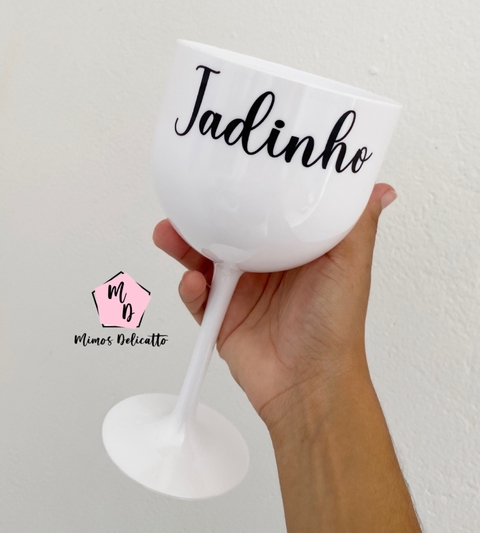 Taça Gin Branca Personalizada 550ml