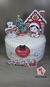 Topo de Bolo Natal Aquarelado na internet