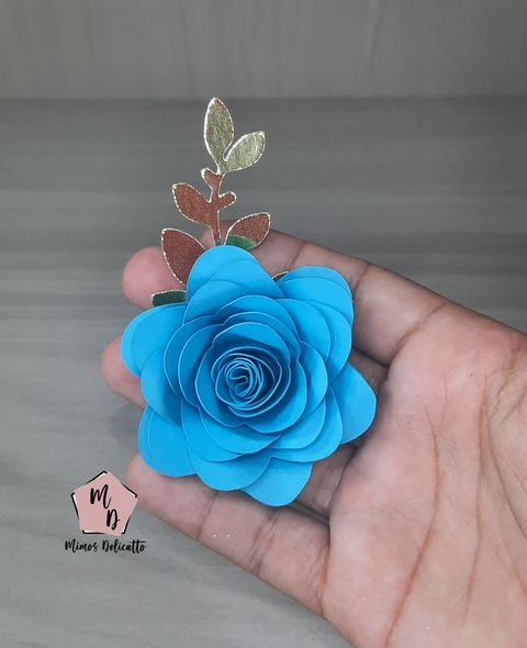 Flor Espiral 3D Média (unidade)