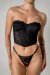 CORSET CAPUCCINO - PRETO na internet