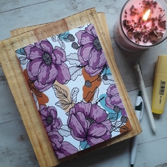 Libreta Flores Fuccias