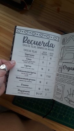 Imagen de CUADERNO DE COSTURA PERSONALIZADO