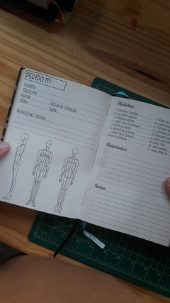 CUADERNO DE COSTURA PERSONALIZADO