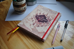 CUADERNO HARRY POTTER - MAPA DEL MERODEADOR - Malu Cuadernos