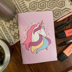 Libreta Unicornio Rosa