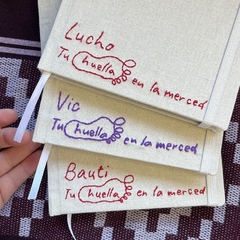 Cuaderno personalizado bordado - comprar online