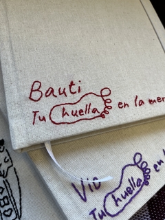 Cuaderno personalizado bordado